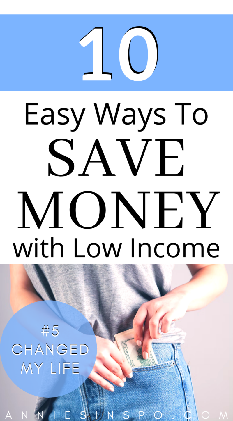 How To Save Money Fast On a Low income