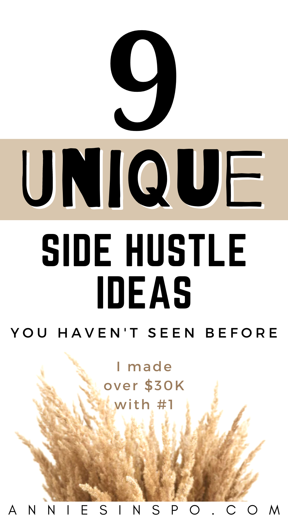 unique side hustles